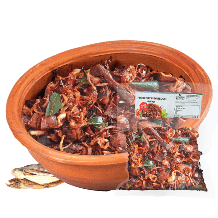 Fried Dry Fish Badum — Sri Lankan fried mixtures / badum, vacuum-sealed by Ceylon Rich Products in Matara