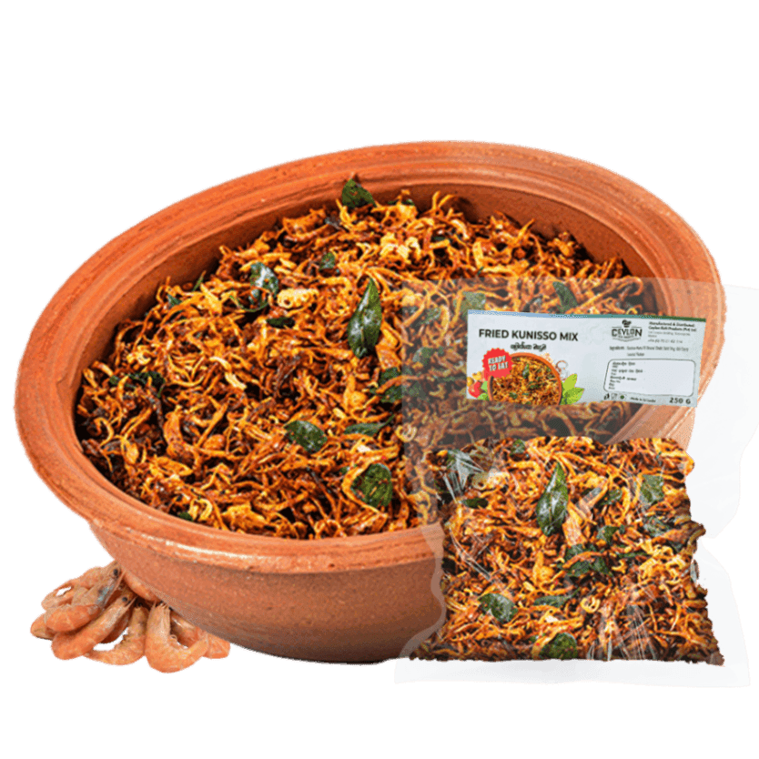Fried Kunisso Mixture — Sri Lankan fried mixtures / badum, vacuum-sealed by Ceylon Rich Products in Matara