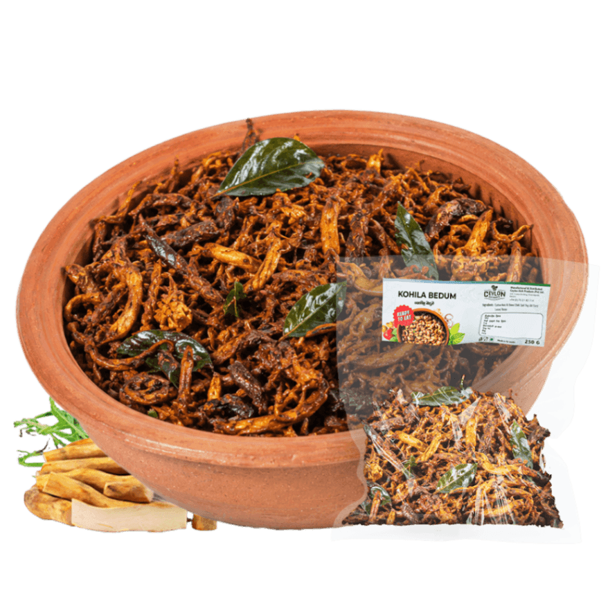 Kohila Badum — Sri Lankan fried mixtures / badum, vacuum-sealed by Ceylon Rich Products in Matara