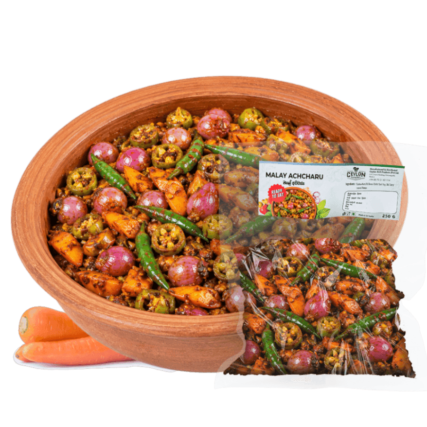 Malay Achcharu — Sri Lankan pickles & preserves, vacuum-sealed by Ceylon Rich Products in Matara