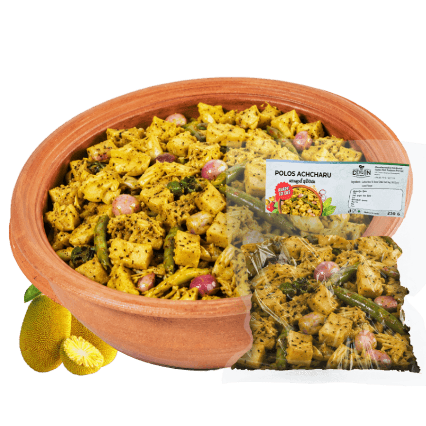 Polos Achcharu — Sri Lankan pickles & preserves, vacuum-sealed by Ceylon Rich Products in Matara