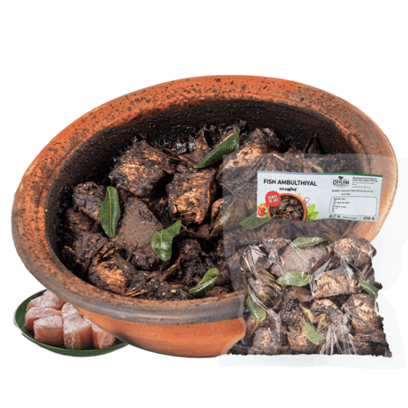 Thalapath Ambulthiyal — Sri Lankan fish specialities / ambulthiyal, vacuum-sealed by Ceylon Rich Products in Matara